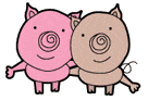piggiEs huggin'!!