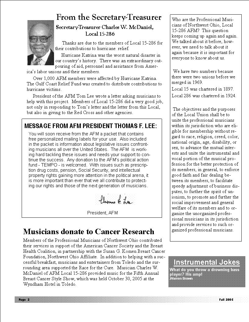 Image of Page 2 Fall/Winter 2005