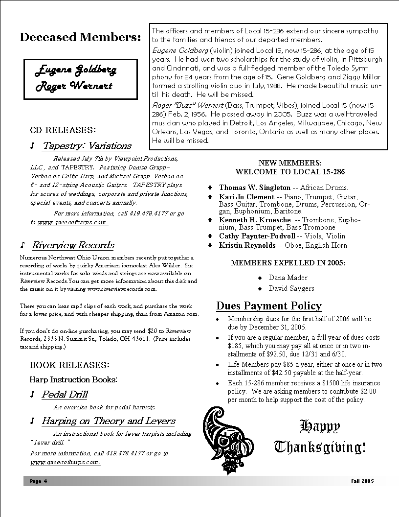 Image of Page 4 Fall/Winter  2005