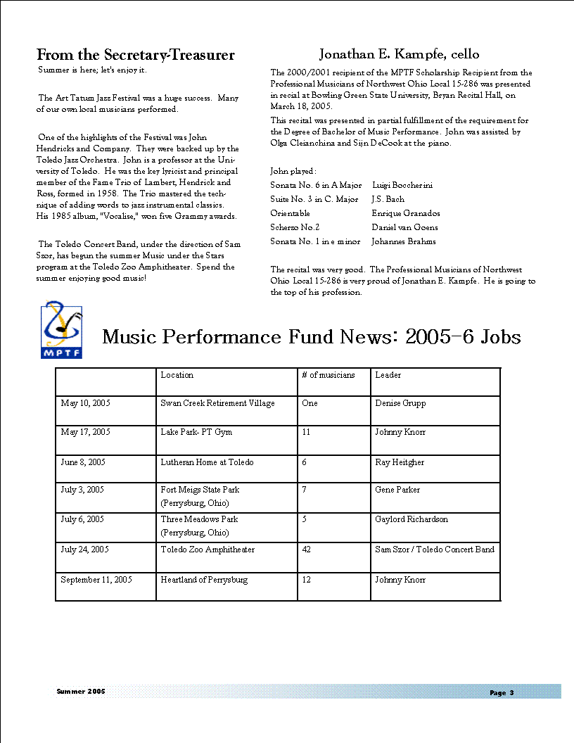 Image of Page 3 Summer 2005