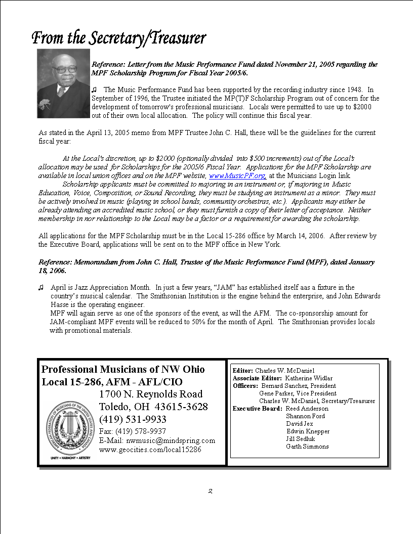 Image of Page 2 January 2006