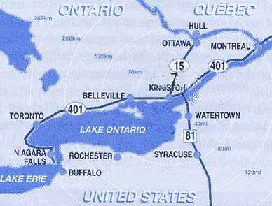 kingston Area Map