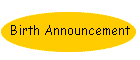 Birth Announcement
