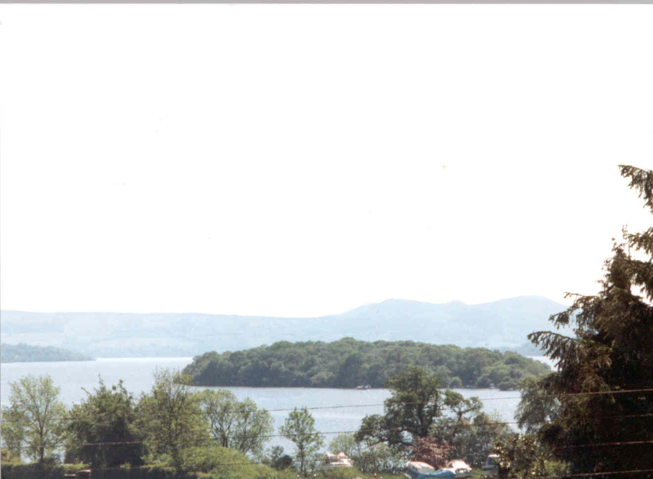 View over Loch Lomond from the lounge in Montrose House
