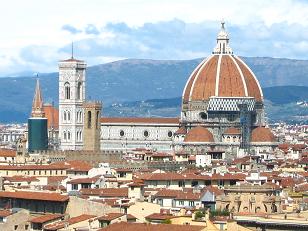 View of the Duomo from Michelangelo's Square.