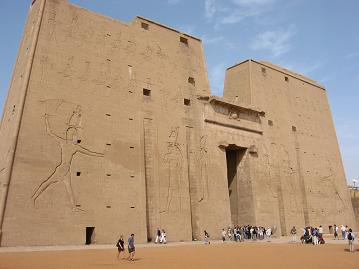 The Edfu Temple is the best preserved of all the temples in Egypt.&nbsp; This massive temple took 25 years to build.