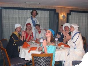 Jesus, I mean Richard, blesses the people of this table.&nbsp; 