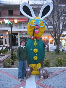 This crazy looking bunny had had a rough day of mistreatment during the national holiday.&nbsp; Wonder what he looked like early on in the day.