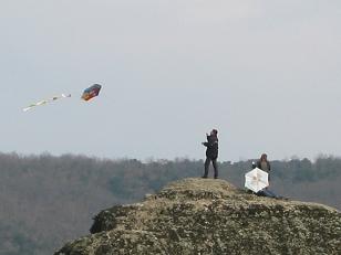 Kite flying is the popular activity on this holiday.