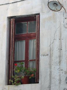 Cool window in the city.