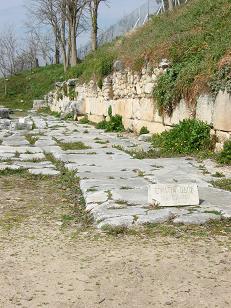 The Egnatian Way which ran directly through Philippi.