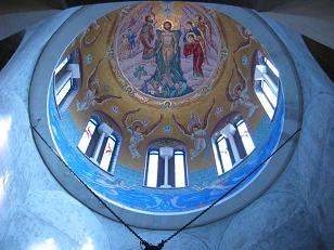 Dome in the church beside Lydia's Baptistery.