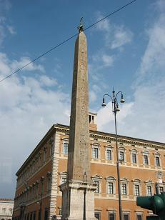 This is one of the 13 obelisks taken from the Romans from Egypt.