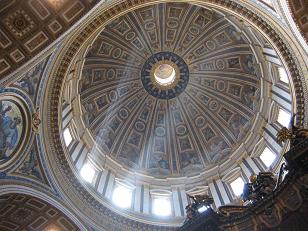 The Dome of Saint Peter's was constructed by Michelangelo.&nbsp; He really was a renaissance man.