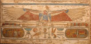Part of the decoration on the ceiling of a temple.&nbsp; 