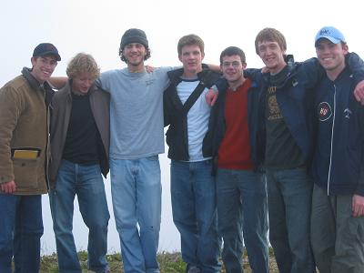 The guys who made it to the top of the Venetian Castle.