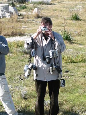 We're not tourists!&nbsp; Dr. Edwards takes a bunch of pictures for us at one of our stops.