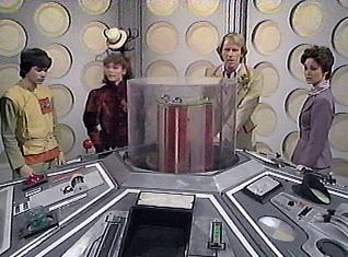 Adric, Nyssa, The Doctor and Tegan