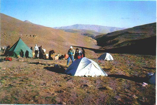 bivouac in the High Atlas