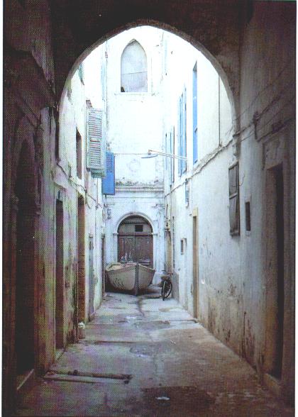 a little lane in essaouira