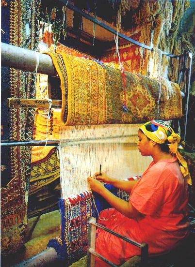 faire un tapis berb&egrave;re d'une fa&ccedil;on traditionnelle