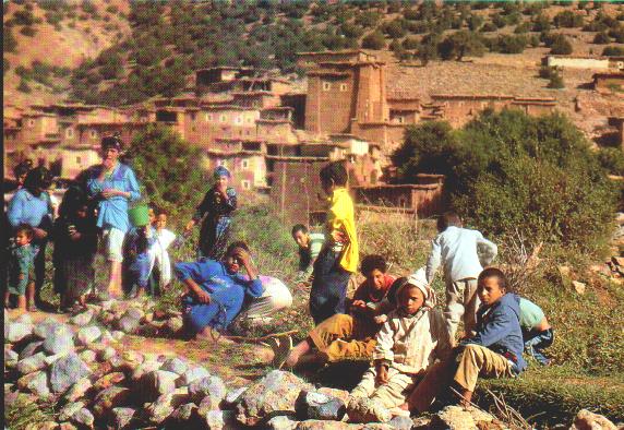 jeunes d'un village