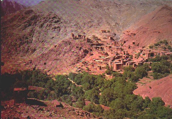 village near an oasise