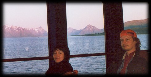 In boat even a sauna with window walls !!!