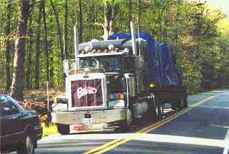 log home construction, kit delivery