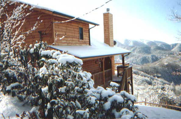 View of Darlin's Outpost in Winter