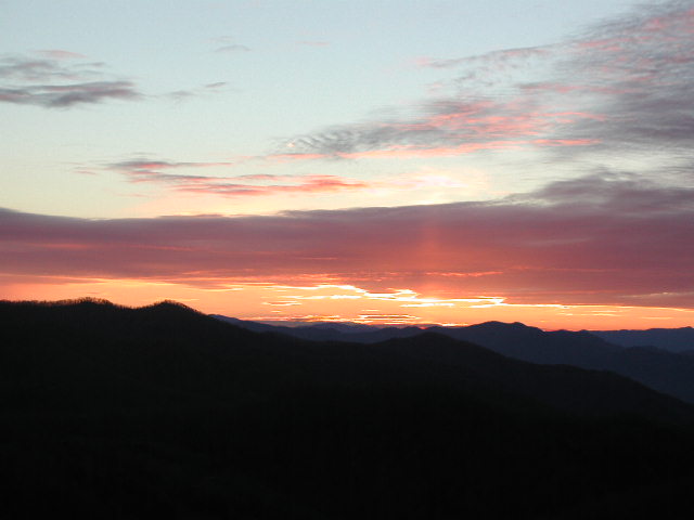 Mountains at Sunset