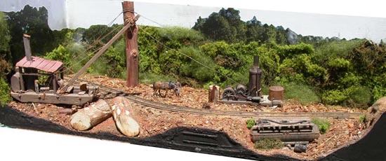 Overview pic of the Camp 4 log landing scene