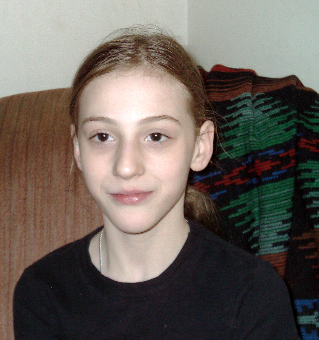 my sister when she was younger...