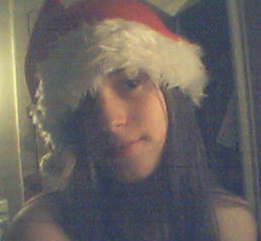 me with santa hat lol