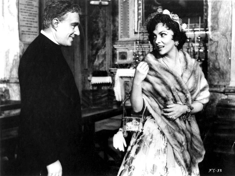 Gina with Vittorio De Sica