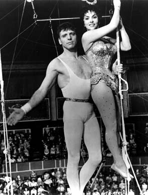 Gina with Burt Lancaster