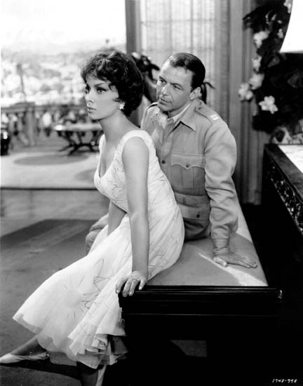 Gina with Frank Sinatra