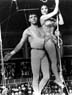 with Burt Lancaster