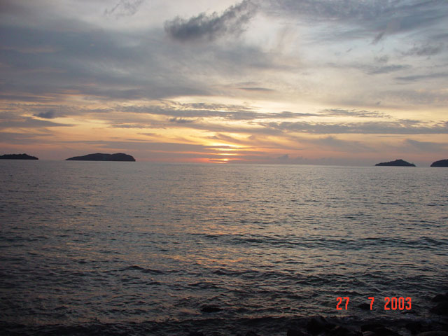 One sunset in July