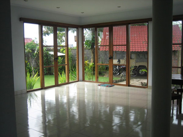 Living room villa for rent and sale Canggu Kuta Bali