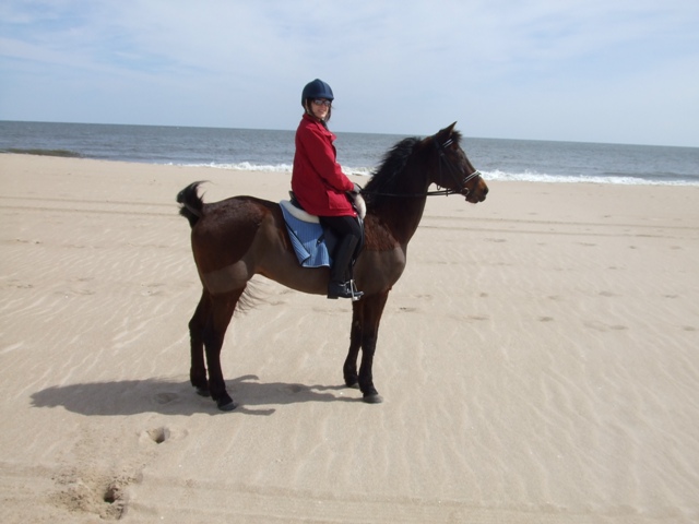 We're on the beach!