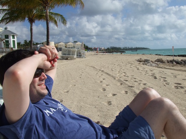 Rob on the beach