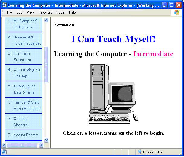 I Can Teach Myself! Learning the Computer FAQs