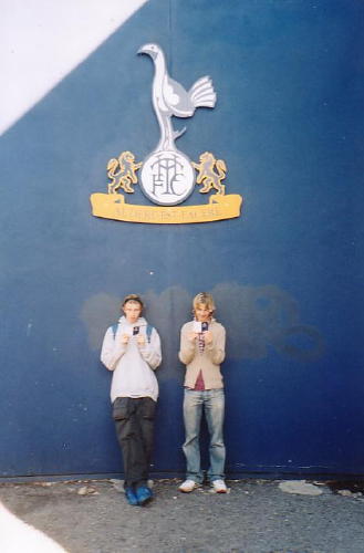Adz and Steve at Spurs