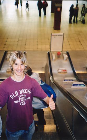 Steve at West Ham station