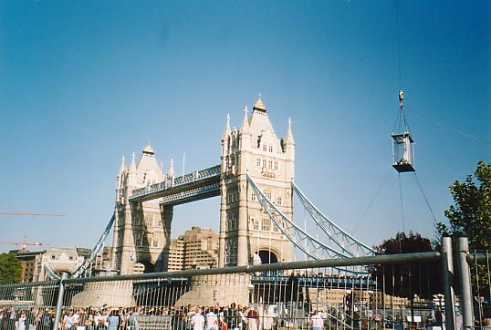 Blaine's box by Tower Bridge