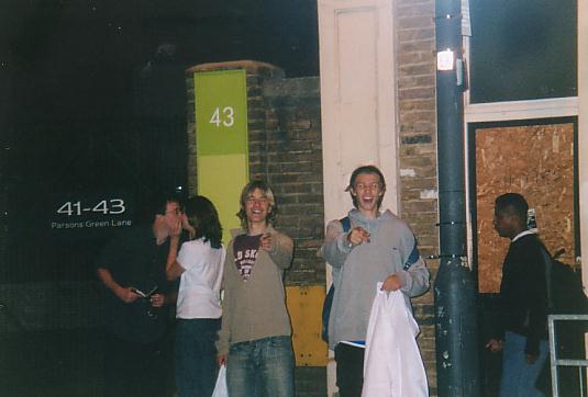 Steve and Adz spot Andrew