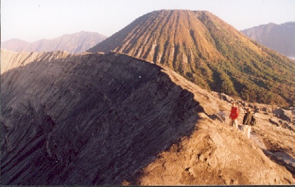 walking around Bromo