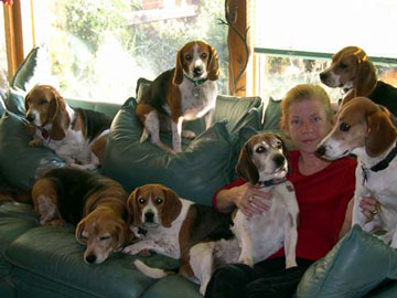 Trish with pack