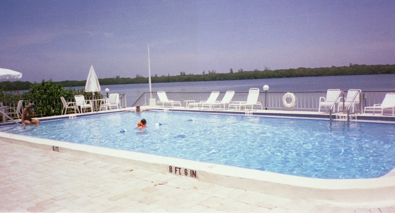 This pool is closest to the unit - overlooks Sarasota Bay